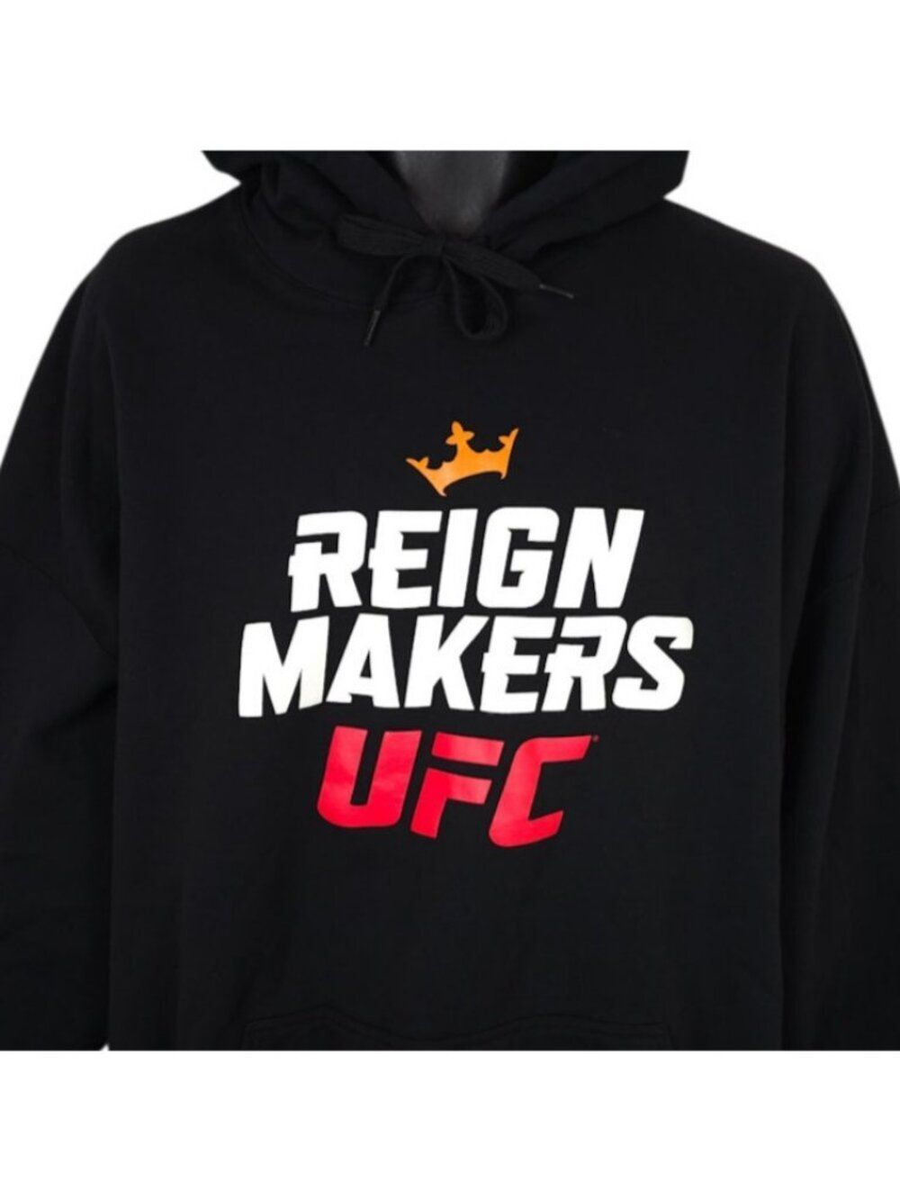 UFC DraftKings Reignmakers Sweatshirt Hoodie Mens Size 2XL Black MMA Fighting